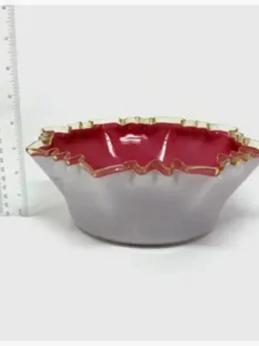 Victorian Pink Cased Art Glass Brides Basket Bowl